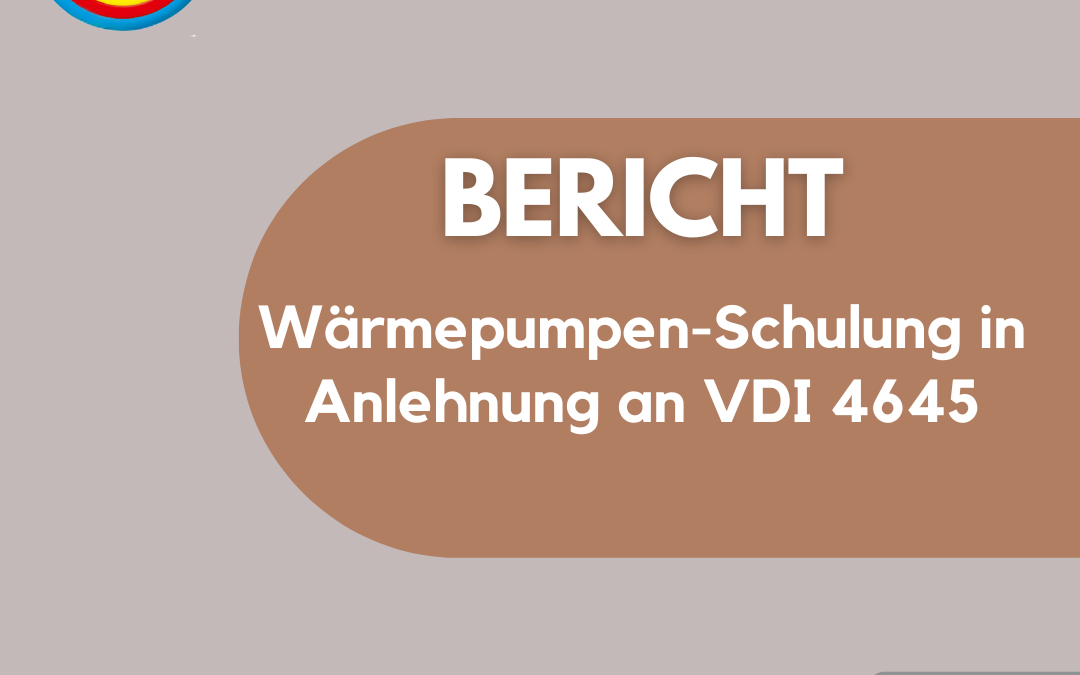 BERICHT Wärmepumpen-Schulung