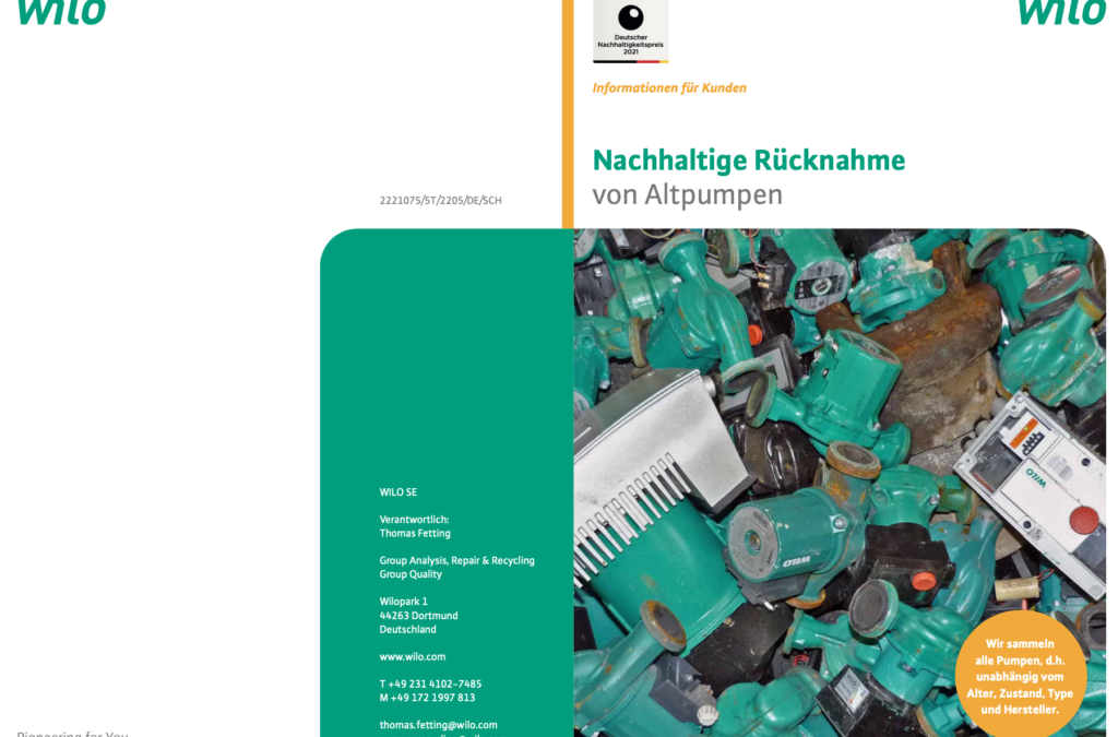 Was tun Sie mit Ihrer Altpumpe?