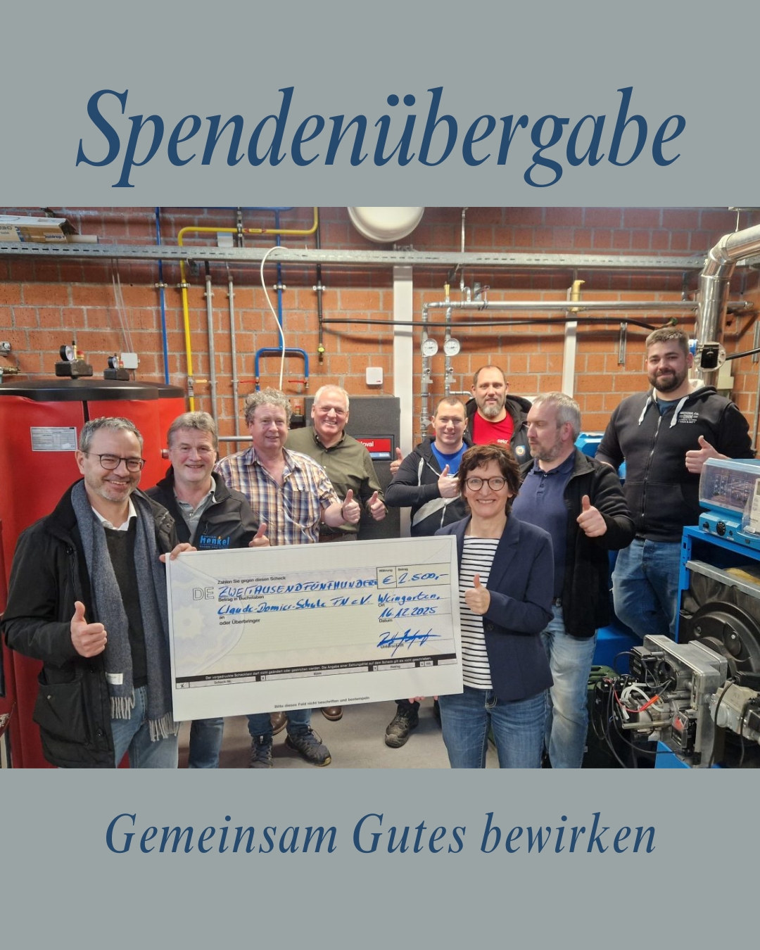 Spendenübergabe