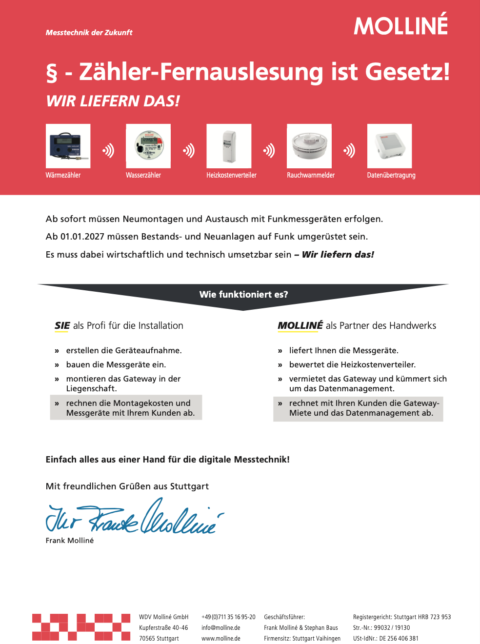 Fernauslegung – Zähler & Gateway seit 1.12.21 Pflicht